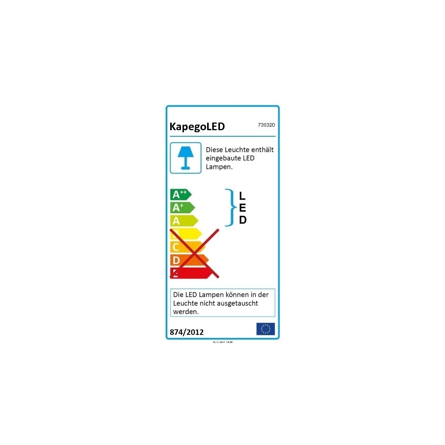 Deko-Light 730320 - LED Wandbeleuchtung ESCATO LED/6W/230V