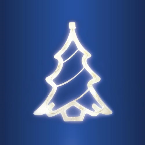 Dekoration ins Fenster 8xLED/3xAA