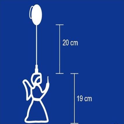 Dekoration ins Fenster 8xLED/3xAA