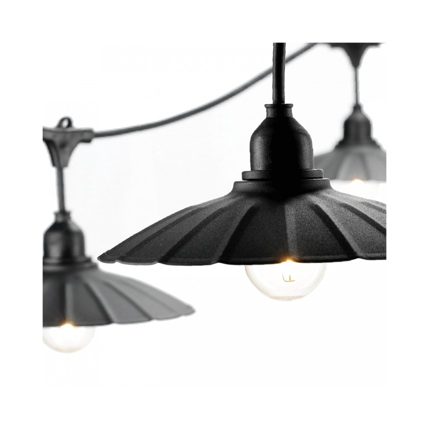 Dekorative Außen-Lichterkette CRETE 20xE27/230V 25m IP44
