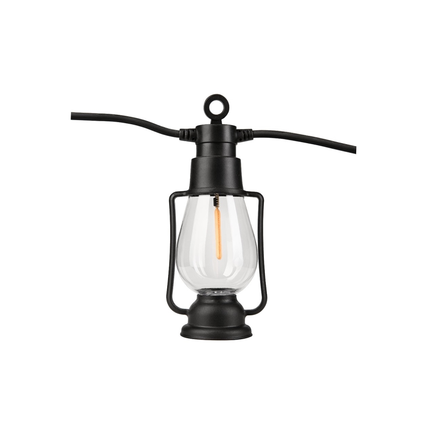 Dekorative Außen-Lichterkette GIRLANDA 20 LEDs 20 m IP44 warmweiß