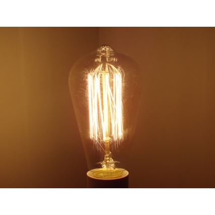 Dekorative, dimmbare Hochleistungsglühlampe SELEBY ST64 E27/60W/230V 2200K