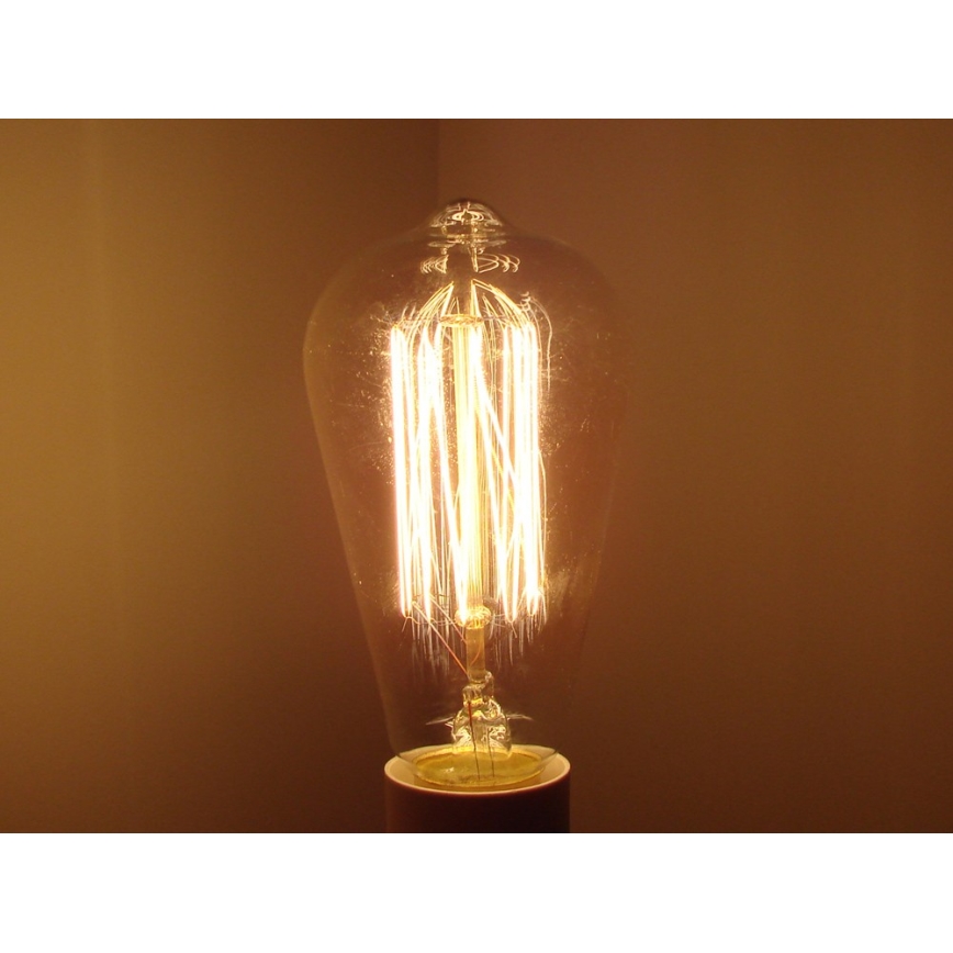 Dekorative, dimmbare Hochleistungsglühlampe SELEBY ST64 E27/60W/230V 2200K