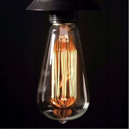 Dekorative, dimmbare Hochleistungsglühlampe SELEBY ST64 E27/60W/230V 2200K