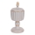 Dekorative Dose 21x9 cm grau/gold