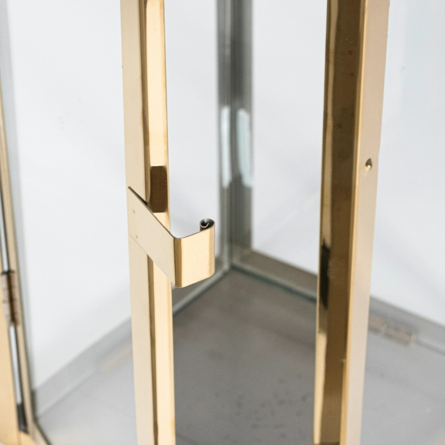 Dekorative Laterne 63 cm, goldfarben