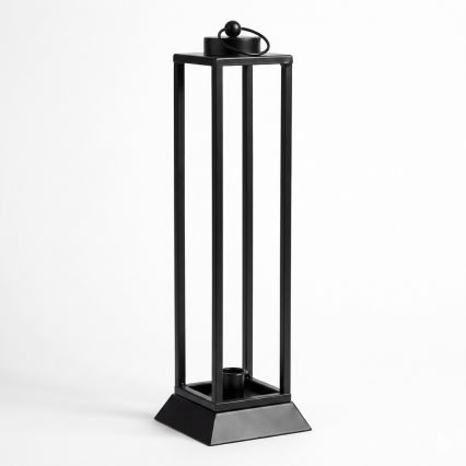 Dekorative Laterne HALL, 45,5 cm, schwarz