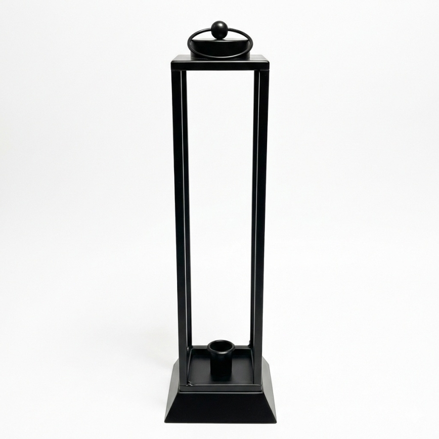 Dekorative Laterne HALL, 45,5 cm, schwarz