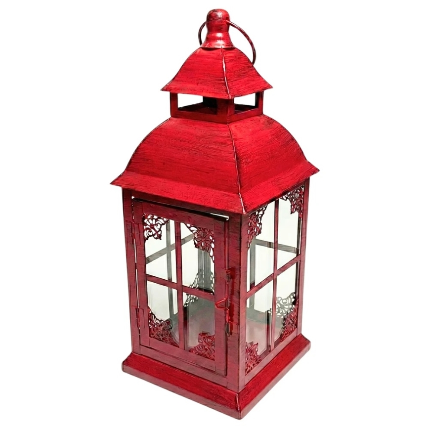 Dekorative Laterne REDY, 30,5 cm, rot