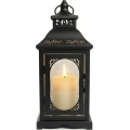 Dekorative Laterne ROSEHILL 27,5 cm schwarz