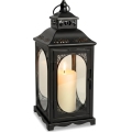 Dekorative Laterne ROSEHILL, 40 cm, schwarz