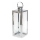 Dekorative Laterne TOWER, 29 cm, glänzender Chrom