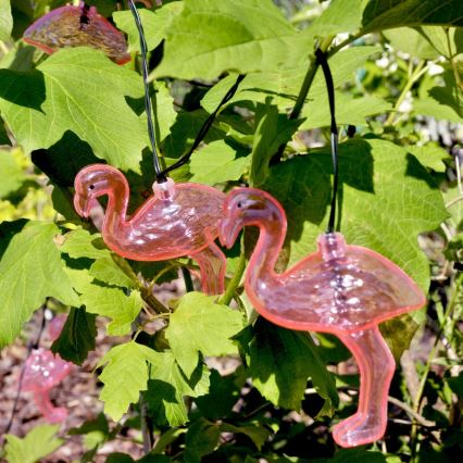 Dekorative LED-Solar-Lichterkette 10xLED/1,2V 300 mAh 3,8 m IP44 Flamingo