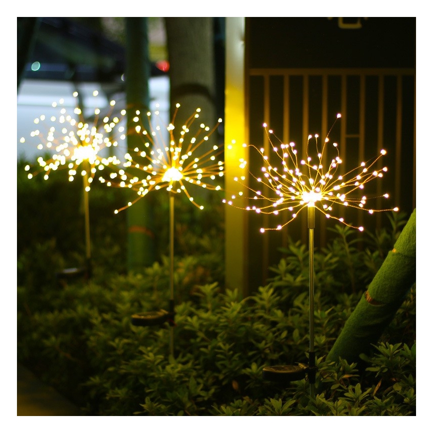 Dekorative LED-Solarleuchte 140xLED/1,2V 3000K 84 cm 600 mAh IP44