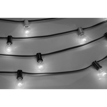 Dekorative Outdoor-Kette GARLAND 6,5 m 5xE27/15W/230V IP44