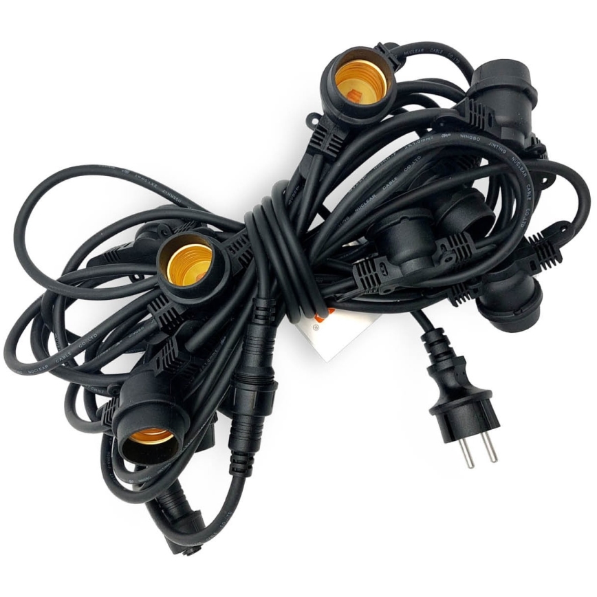 Dekorative Outdoor-Lichterkette MIMOSA 10xE27/1,3W/230V IP44 10 m