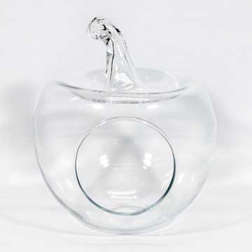 Dekorative Vase Apfel klar