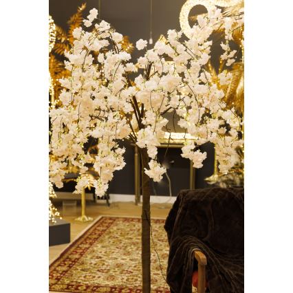 Dekorativer LED-Kunst-Weihnachtsbaum CHERRY TREE 84xLED/230V 1,7 m Kirsche