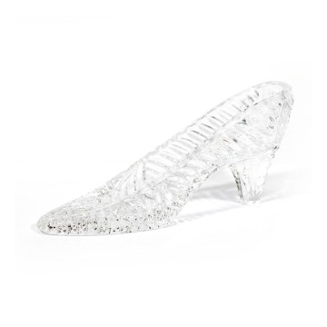 Dekorativer Schuh aus Glas