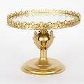 Dekoratives Tablett d 25,5 cm golden