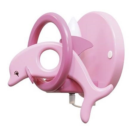 DELFIN für die Wand lila/ rosa 1xE14/40W