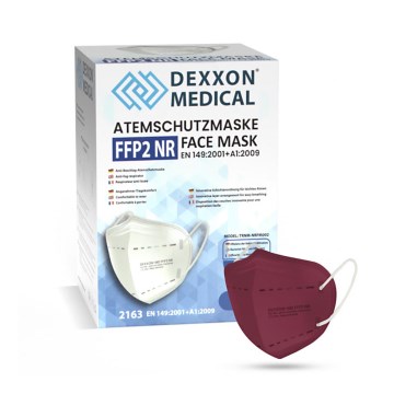DEXXON MEDICAL Atemschutzmaske FFP2 NR lila 1St.