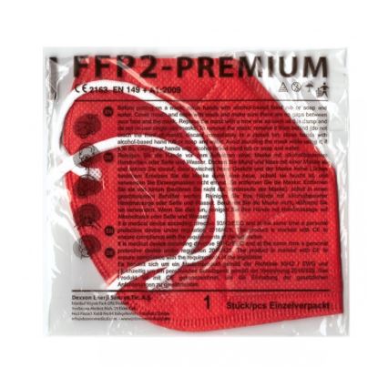 DEXXON MEDICAL Atemschutzmaske FFP2 NR Rot 100St.