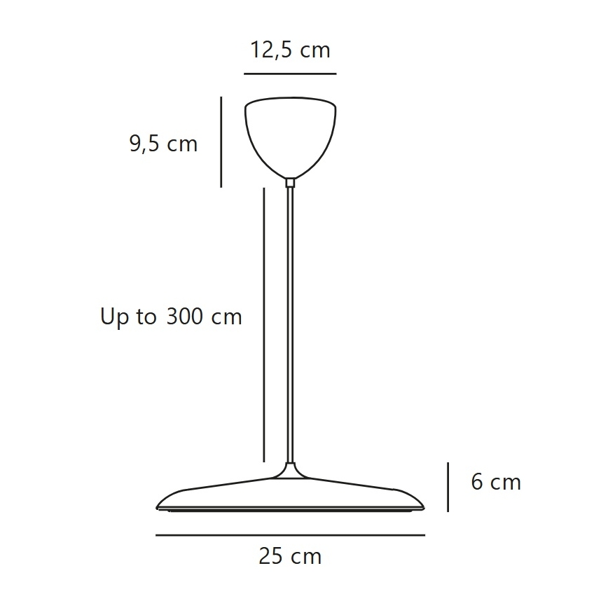DFTP by Nordlux - LED dimmbare Pendelleuchte an Kabel ARTIST LED/14W/230V 3000K