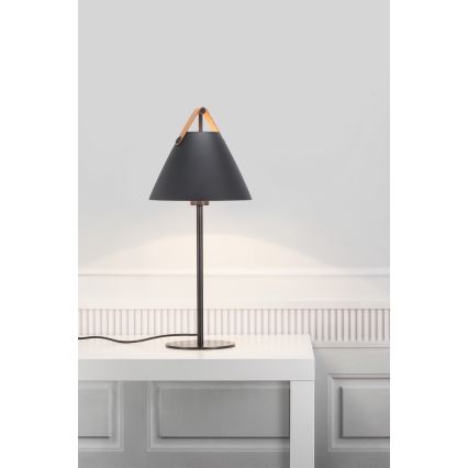DFTP von Nordlux - Tischlampe STRAP 1xE27/40W/230V schwarz