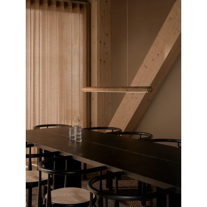 DFTP von Nordlux - dimmbare LED-Pendelleuchte mit Seilaufhängung AKENO LED/25W/230V 3000K Esche