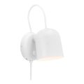 DFTP von Nordlux - Wandleuchte mit USB-Anschluss ANGLE 1xGU10/25W/230V Weiß