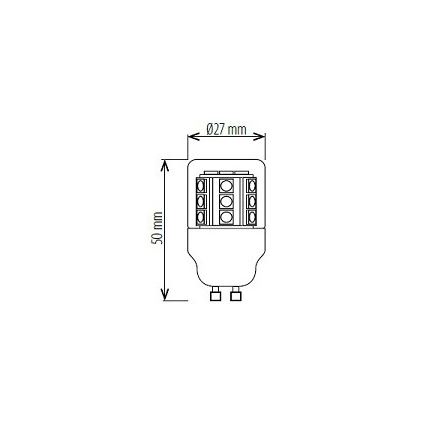 LED žárovka GU10/2,6W/230V - GXLZ130 2800K
