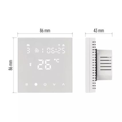 Digital-Thermostat für Fußbodenheizung GoSmart 230V/16A Wi-Fi Tuya