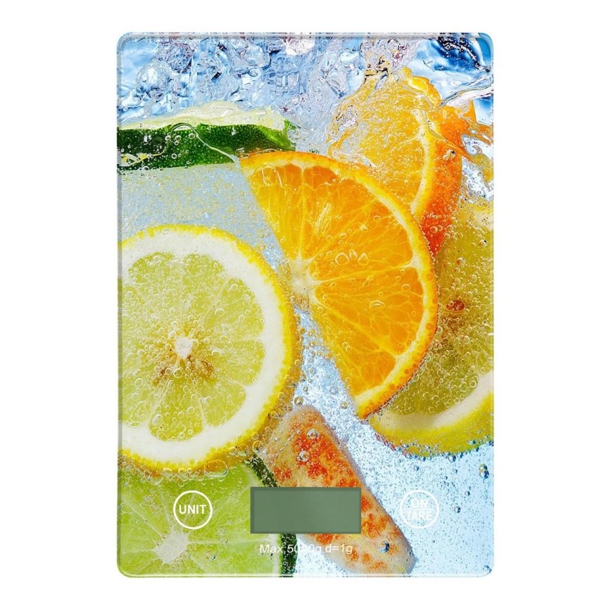 Digitale Küchenwaage 2xAAA Citrus