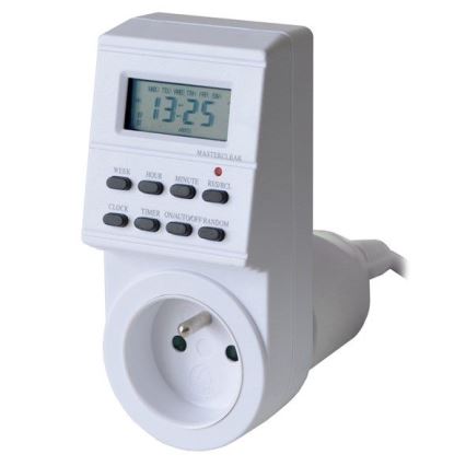 Digitale Zeitschaltuhr wöchentlich 16A/230V 200 mAh