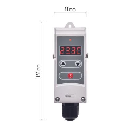 Digitaler Anbauthermostat 230V