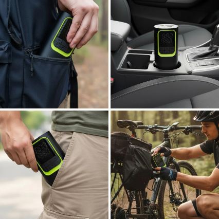 Digitaler Taschenkompressor 5 V 8000 mAh, schwarz