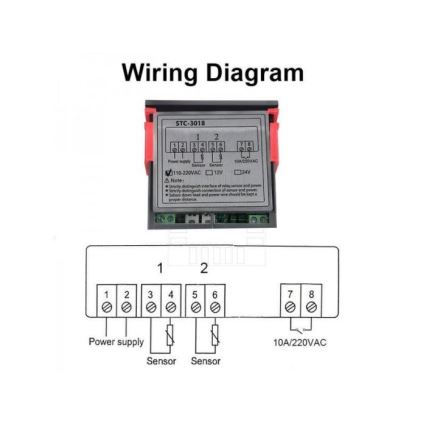 Digitaler Thermostat 3W/230V