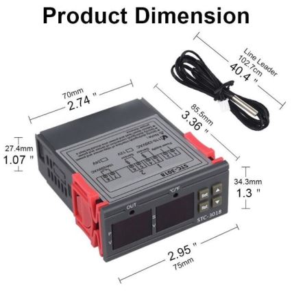 Digitaler Thermostat 3W/230V