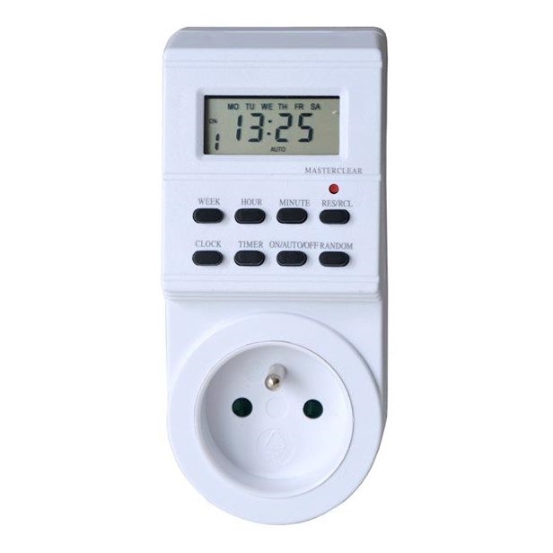 Digitaler Wochenzeitschalter 16A/230V 200 mAh