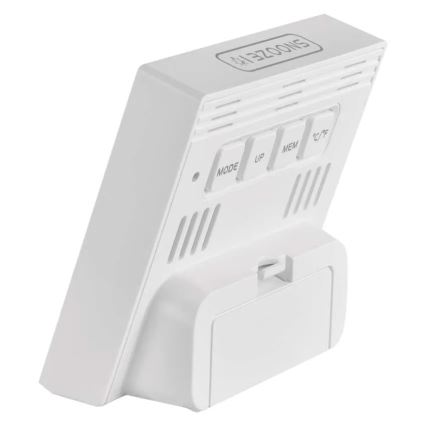 Digitales Thermometer mit Hygrometer 1xAA weiß