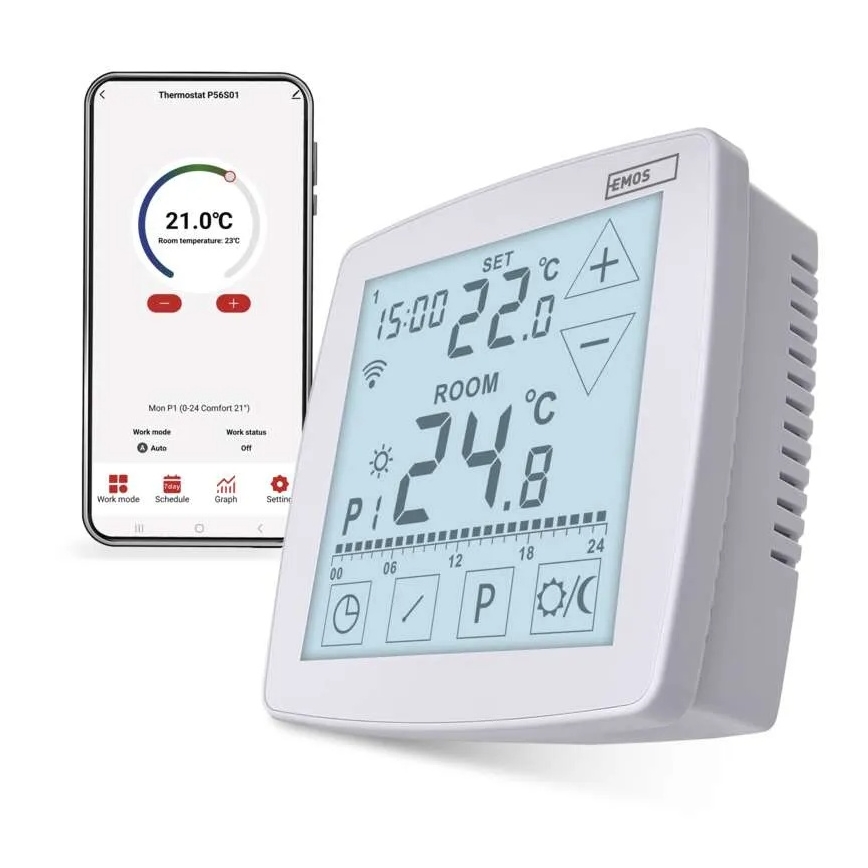 Digitales Thermostat GoSmart 230V/16A Wi-Fi
