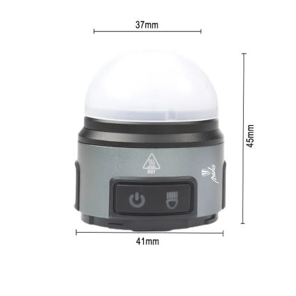 Dimm- und aufladbare LED-Stirnlampe LED/8W/5V IP42 210 lm 800 mAh