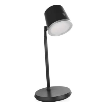 Dimm- und aufladbare LED-Tischleuchte 4in1 LED/6W/3,7V 3000K/4000K/6500K 1500mAh schwarz