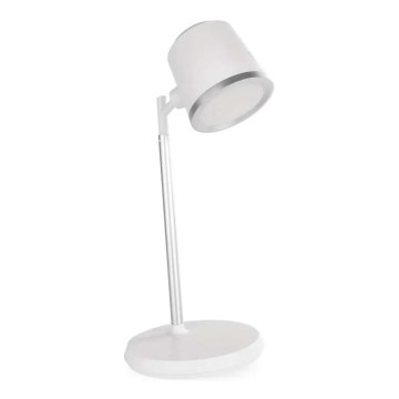 Dimm- und aufladbare LED-Tischleuchte 4in1 LED/6W/3,7V 3000K/4000K/6500K 1500mAh weiß