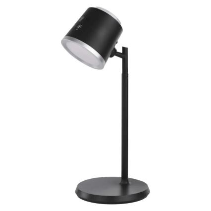 Dimm- und aufladbare LED-Tischleuchte 4in1 LED/6W/3,7V 3000K/4000K/6500K 1500mAh schwarz