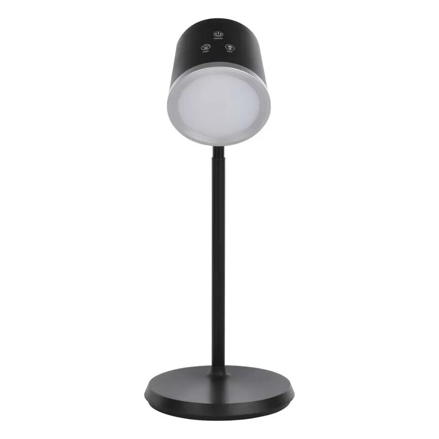 Dimm- und aufladbare LED-Tischleuchte 4in1 LED/6W/3,7V 3000K/4000K/6500K 1500mAh schwarz