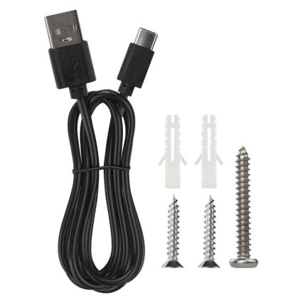 Dimm- und aufladbare LED-Tischleuchte 4in1 LED/6W/3,7V 3000K/4000K/6500K 1500mAh schwarz