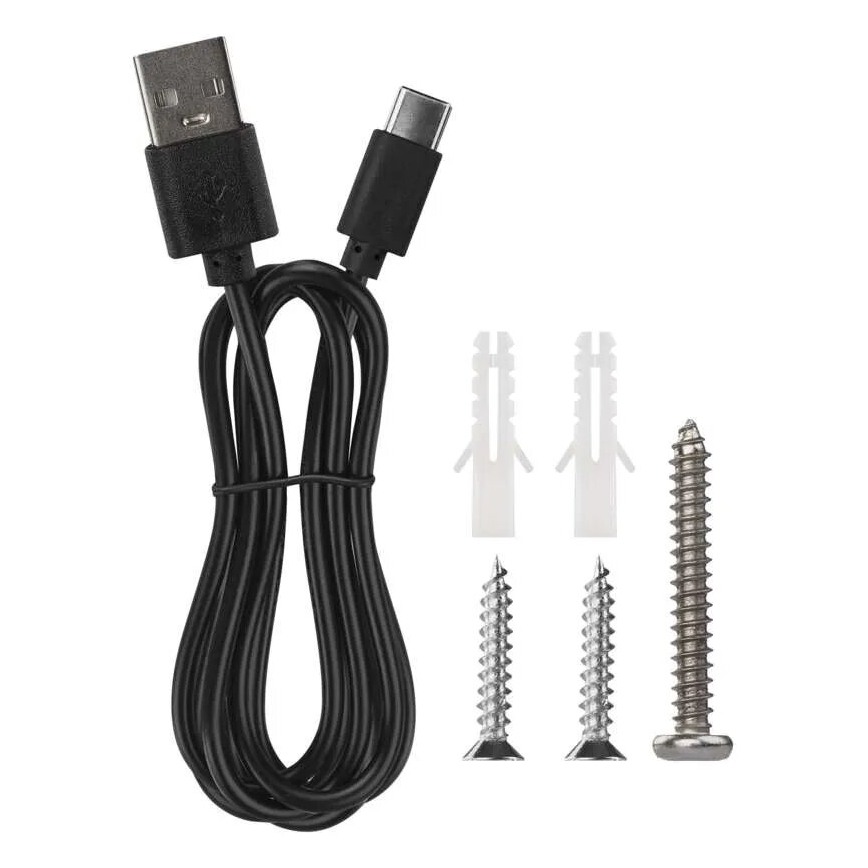 Dimm- und aufladbare LED-Tischleuchte 4in1 LED/6W/3,7V 3000K/4000K/6500K 1500mAh schwarz