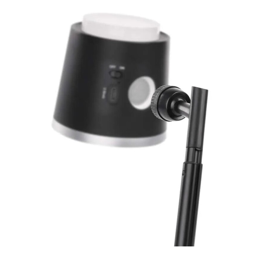 Dimm- und aufladbare LED-Tischleuchte 4in1 LED/6W/3,7V 3000K/4000K/6500K 1500mAh schwarz